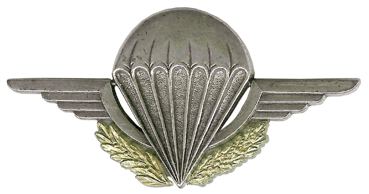 Insigne du brevet d’initiation au parachutisme militaire, sans étoile