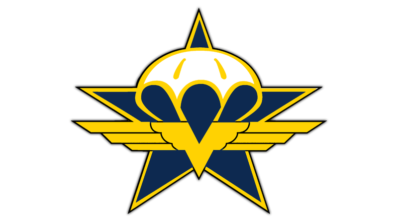 Insigne du 1er régiment de chasseurs parachutistes, publié par le ministère des Armées