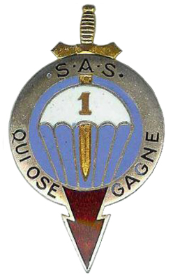 Insigne régimentaire du 1er régiment de parachutistes d’infanterie de marine