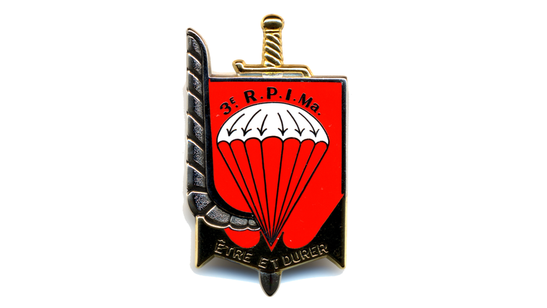 Insigne du 3e régiment de parachutistes d’infanterie de marine, publié par le ministère des Armées